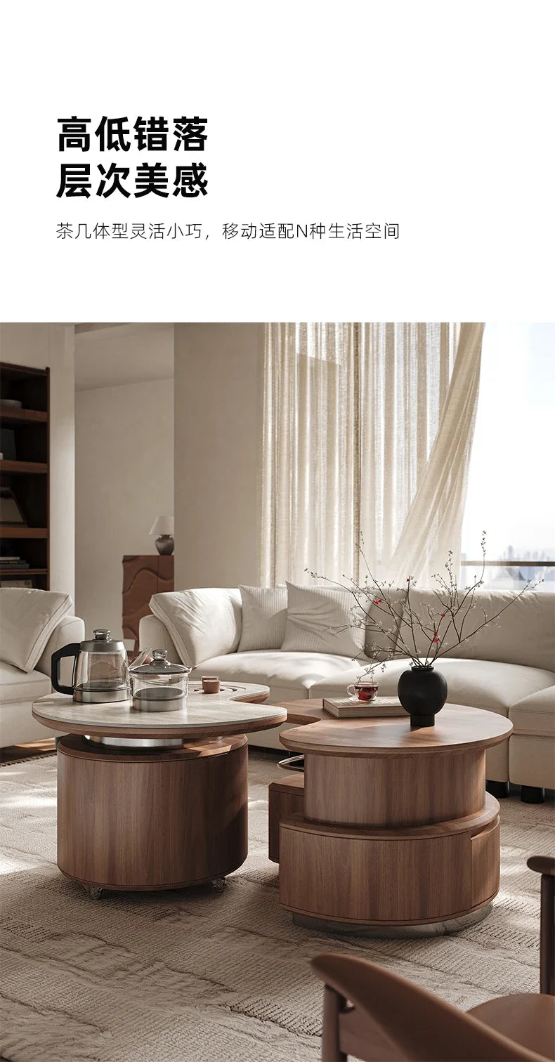 High Quality Coffee Tables Modern Luxury Drawer Designer Nordic Coffee Tables Wood Storage Koffietafels Furniture For Home