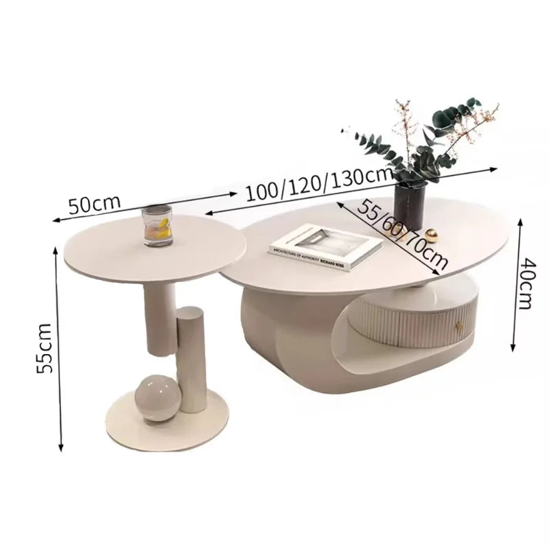 Modern Simple Coffee Table Decorative Minimalist Design Coffee Table Premiummesas De Centro Para Sala Living Room Furniture