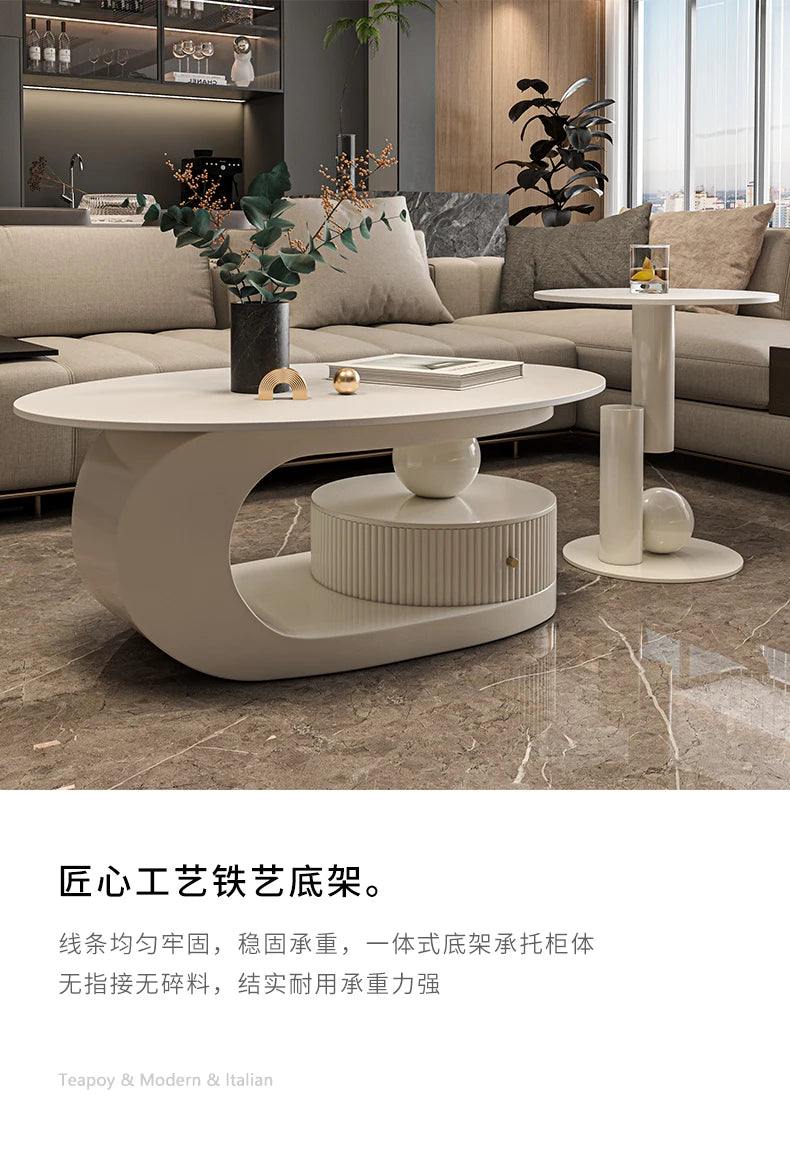 Modern Simple Coffee Table Decorative Minimalist Design Coffee Table Premiummesas De Centro Para Sala Living Room Furniture