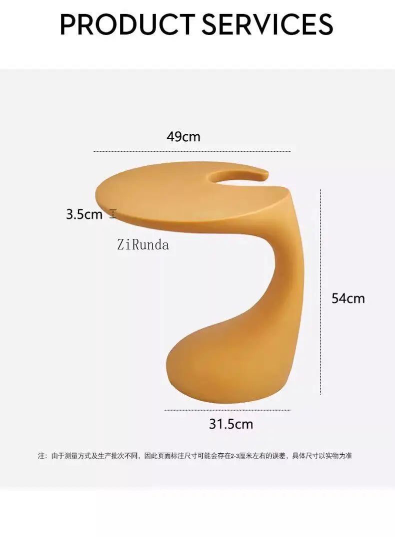 Simple modern corner table, living room sofa, small table, special-shaped coffee table