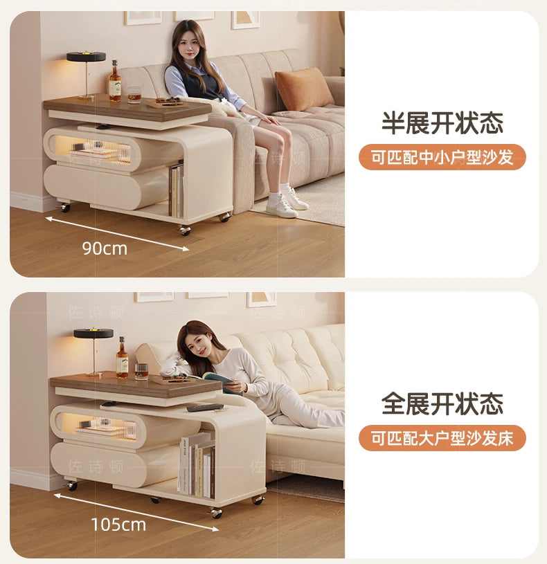 Coffee Living Room Dining Table Rise Fall Design Modern Simple Dining Table Kitchen Folding Table Basse De Salon Furnitures