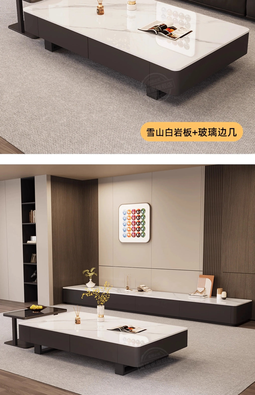 Trendy Beauty Coffee Table Modern Nordic European Luxury Coffee Tables Glamour Exquisite Mesa De Centro Sala Home Furniture