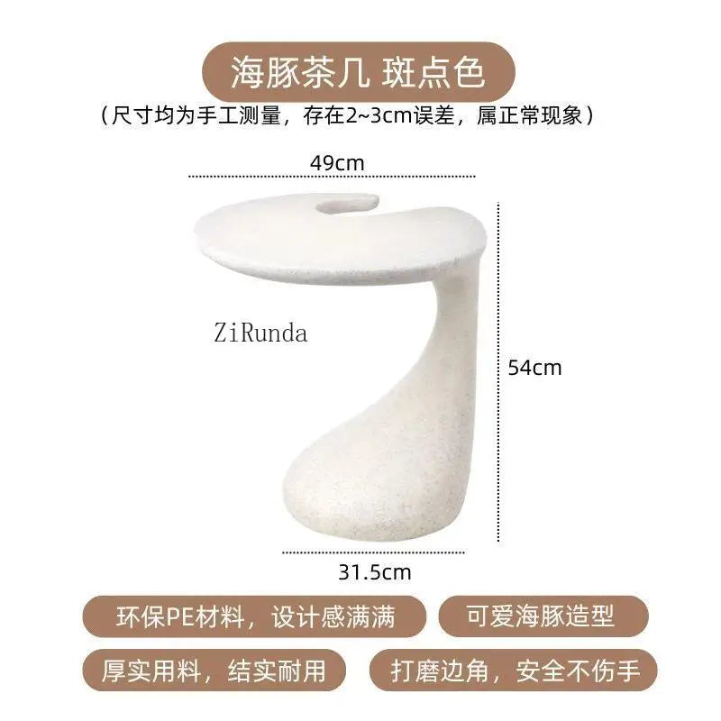 Simple modern corner table, living room sofa, small table, special-shaped coffee table