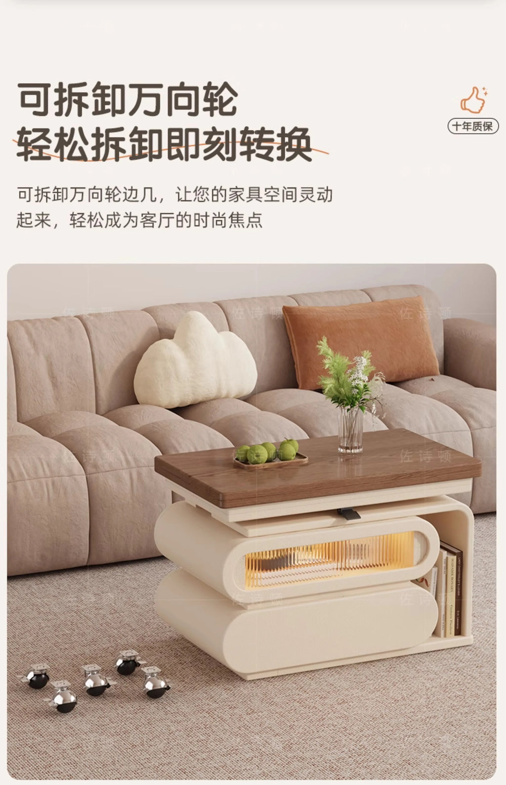 Coffee Living Room Dining Table Rise Fall Design Modern Simple Dining Table Kitchen Folding Table Basse De Salon Furnitures