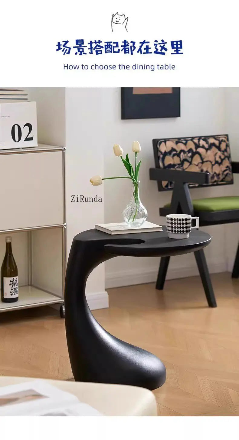 Simple modern corner table, living room sofa, small table, special-shaped coffee table