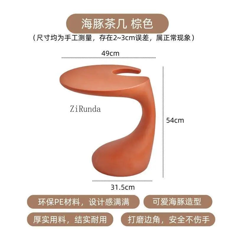 Simple modern corner table, living room sofa, small table, special-shaped coffee table