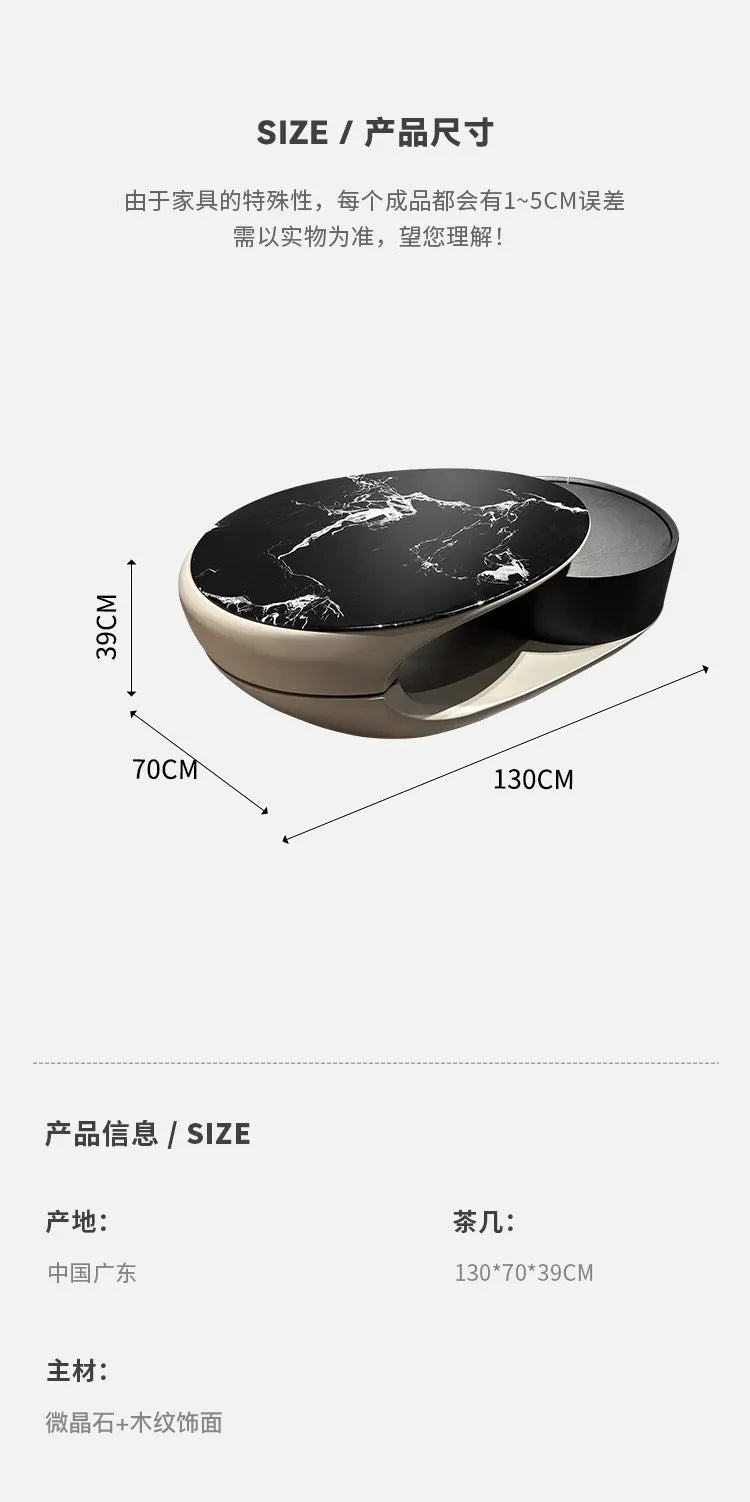 Italian Luxury Coffee Table Decoration Modern Clear Minimalist Coffee Table Unique Aesthetic Mesa Auxiliar Postmodern Furniture
