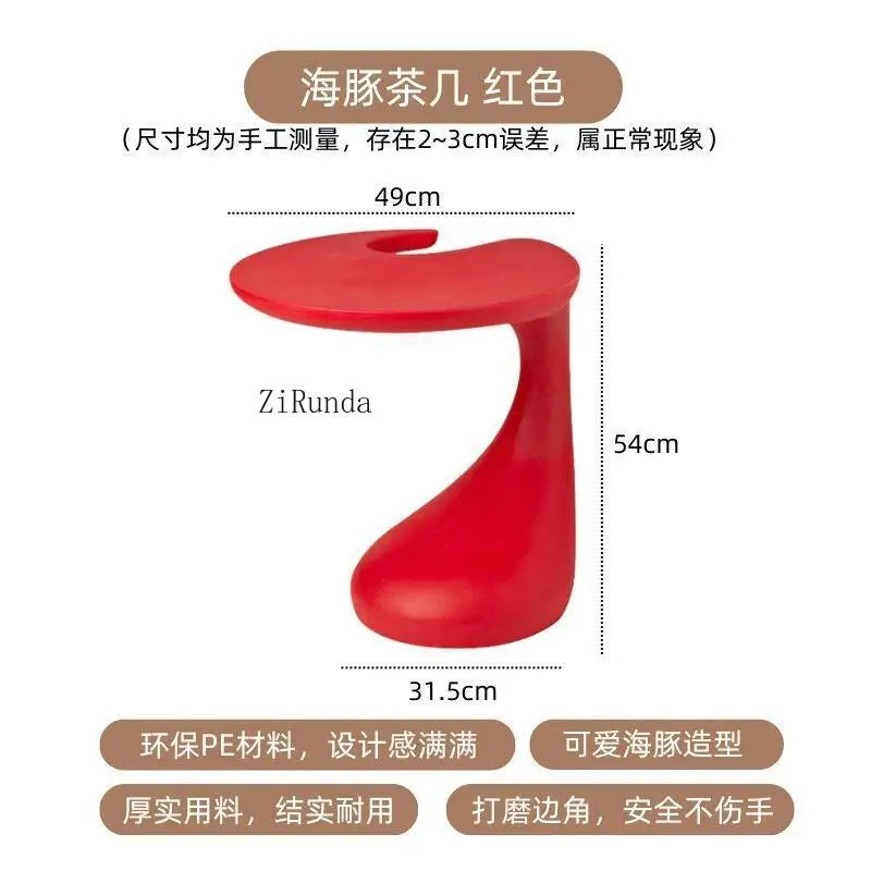Simple modern corner table, living room sofa, small table, special-shaped coffee table