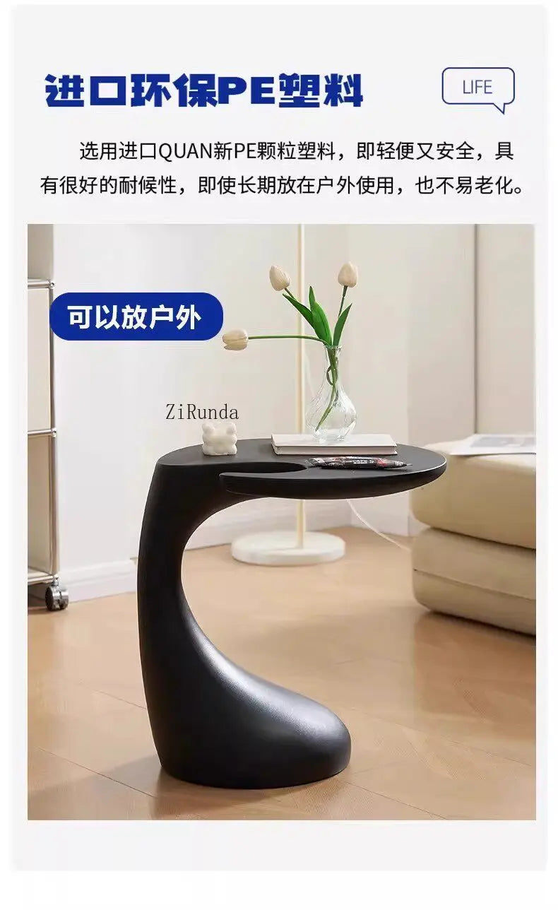 Simple modern corner table, living room sofa, small table, special-shaped coffee table