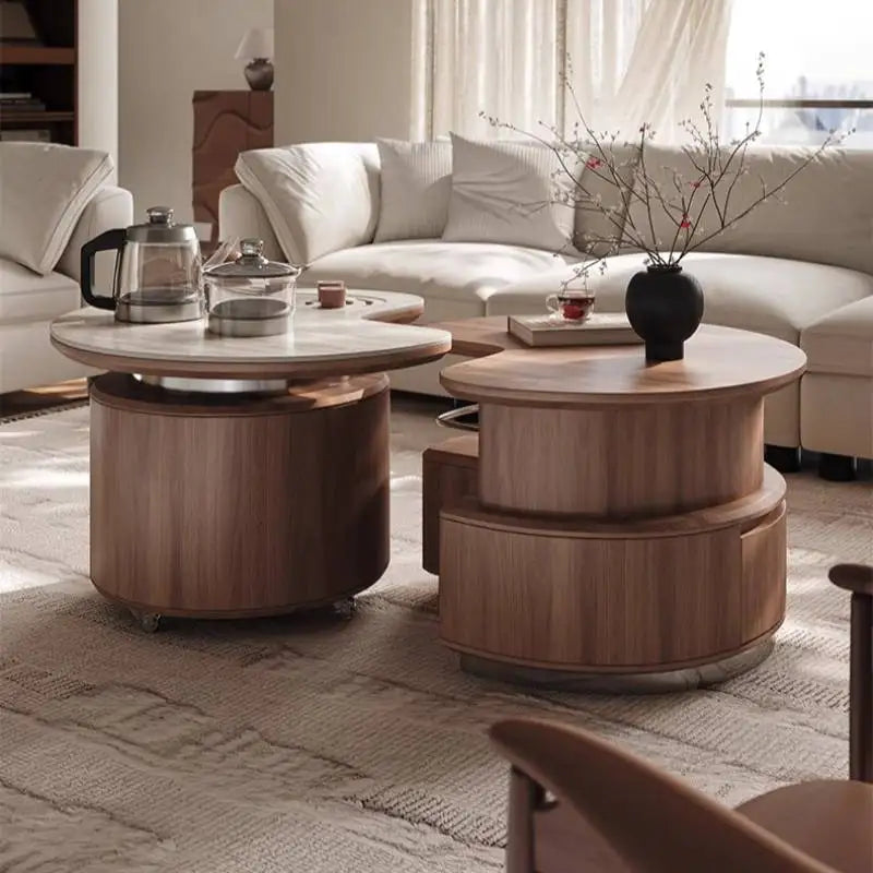 High Quality Coffee Tables Modern Luxury Drawer Designer Nordic Coffee Tables Wood Storage Koffietafels Furniture For Home
