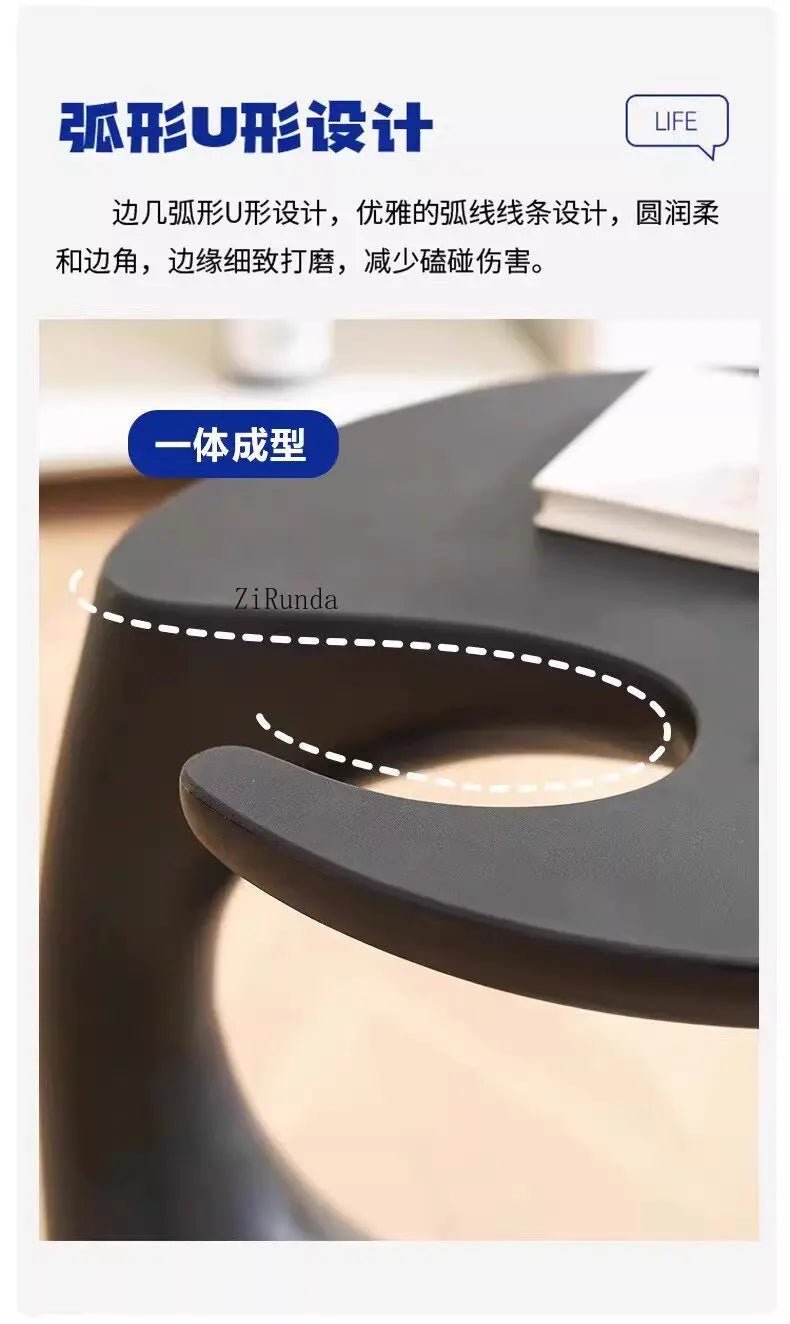 Simple modern corner table, living room sofa, small table, special-shaped coffee table