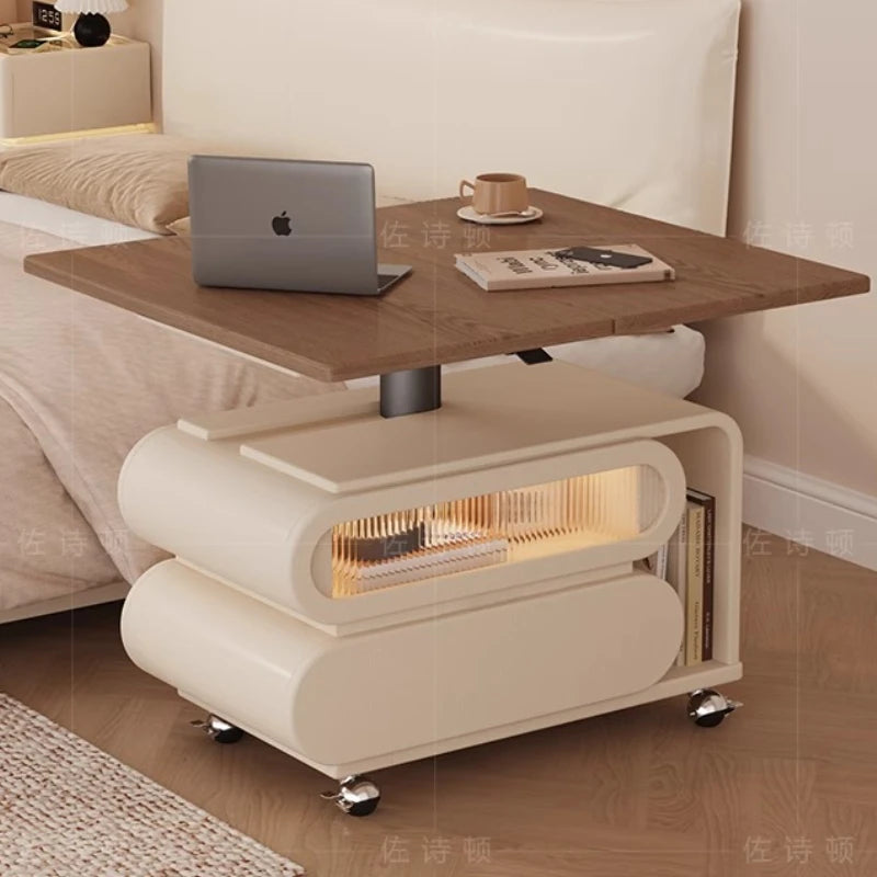 Coffee Living Room Dining Table Rise Fall Design Modern Simple Dining Table Kitchen Folding Table Basse De Salon Furnitures