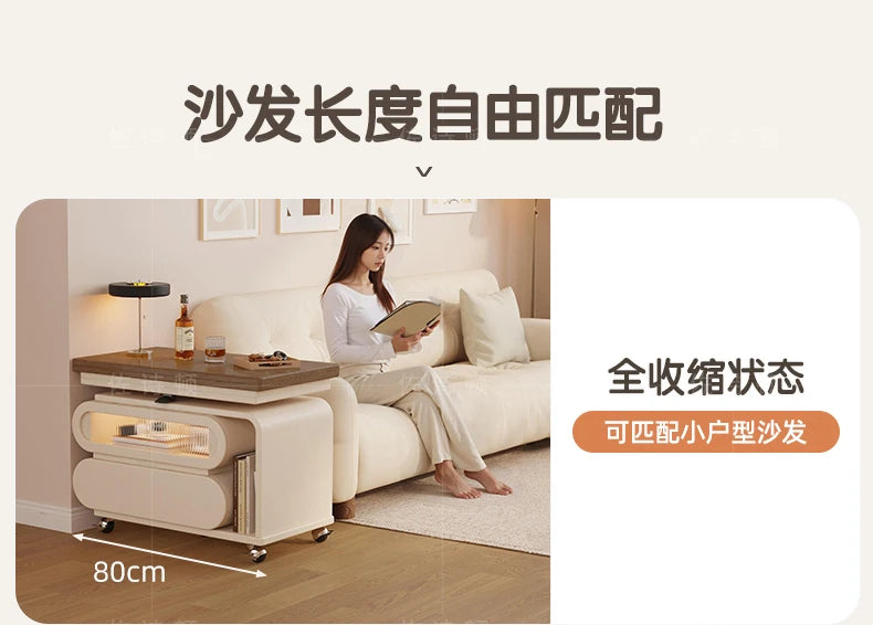 Coffee Living Room Dining Table Rise Fall Design Modern Simple Dining Table Kitchen Folding Table Basse De Salon Furnitures
