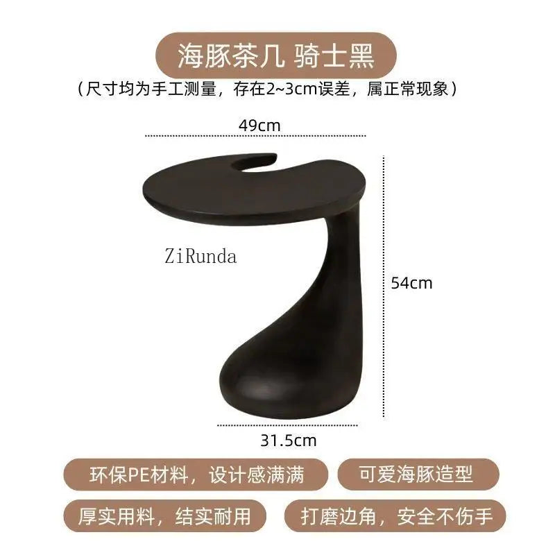 Simple modern corner table, living room sofa, small table, special-shaped coffee table