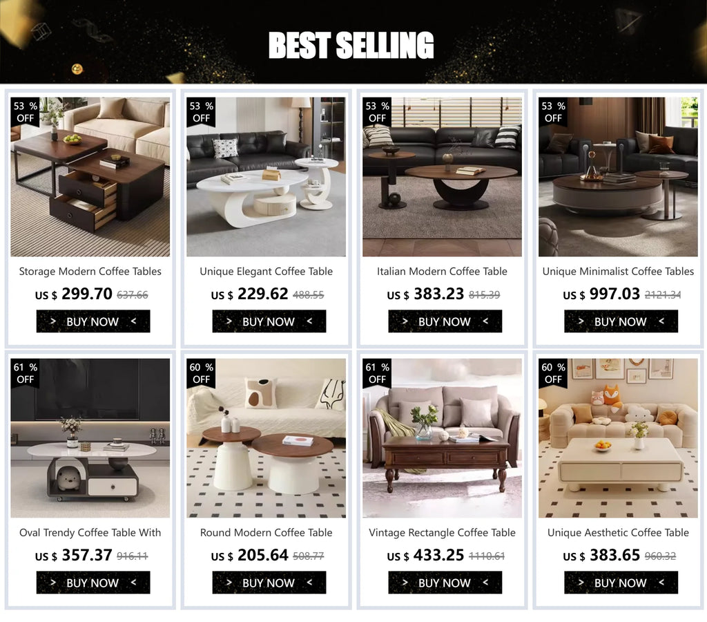 Modern Simple Coffee Table Decorative Minimalist Design Coffee Table Premiummesas De Centro Para Sala Living Room Furniture