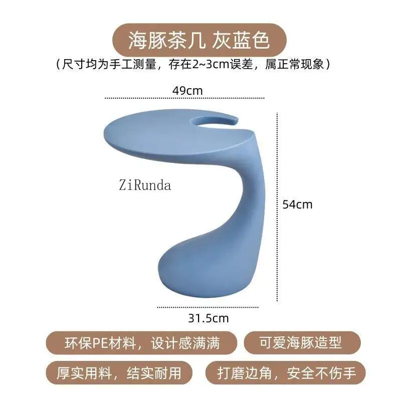 Simple modern corner table, living room sofa, small table, special-shaped coffee table