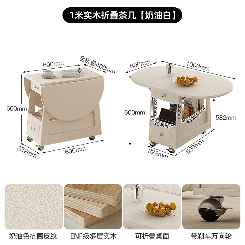 Coffee Living Room Dining Table Rise Fall Design Modern Simple Dining Table Kitchen Folding Table Basse De Salon Furnitures