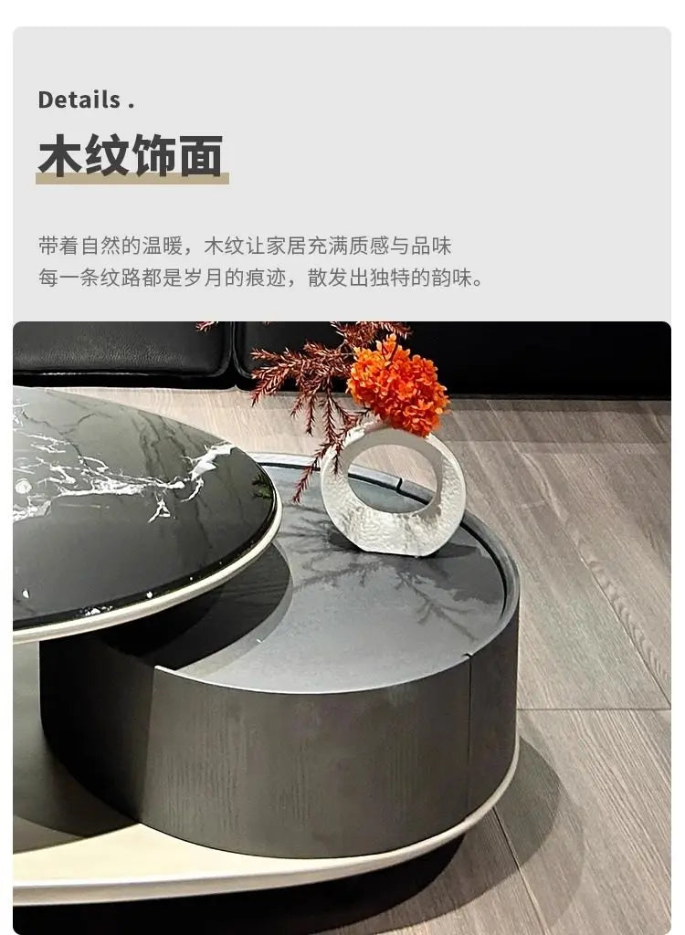 Italian Luxury Coffee Table Decoration Modern Clear Minimalist Coffee Table Unique Aesthetic Mesa Auxiliar Postmodern Furniture