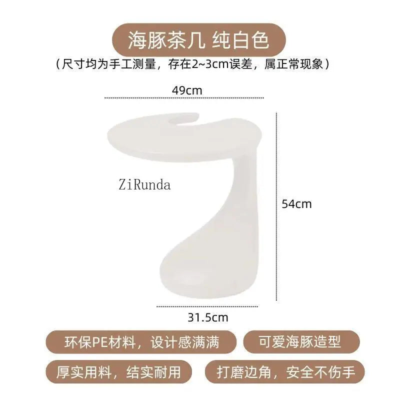 Simple modern corner table, living room sofa, small table, special-shaped coffee table