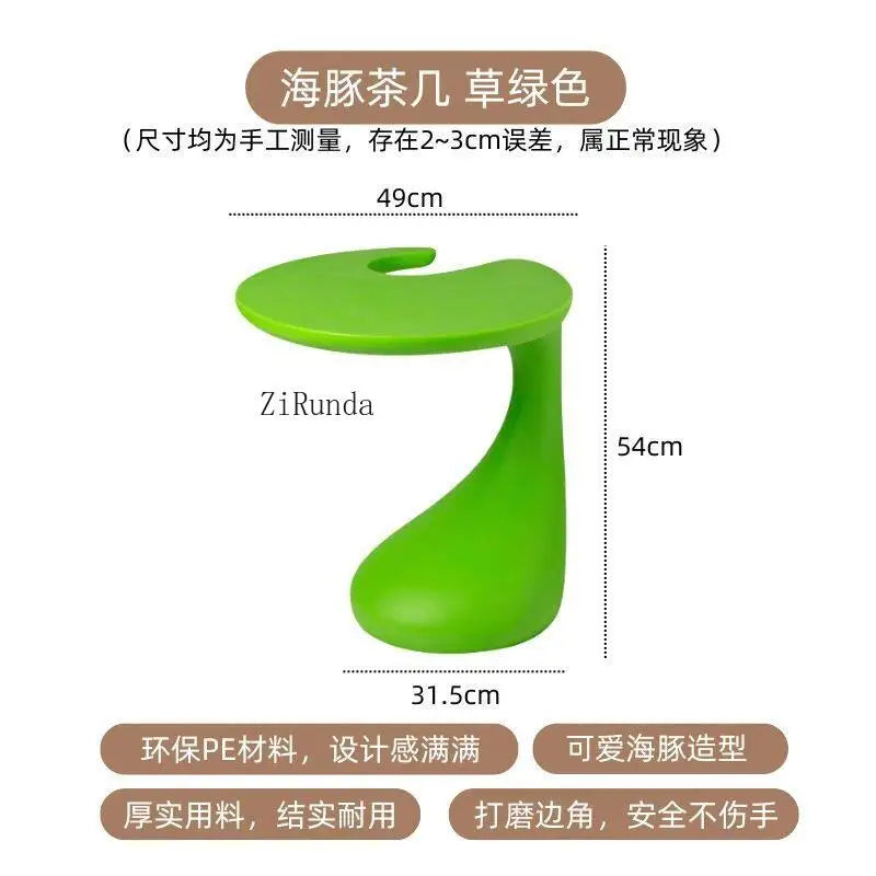 Simple modern corner table, living room sofa, small table, special-shaped coffee table
