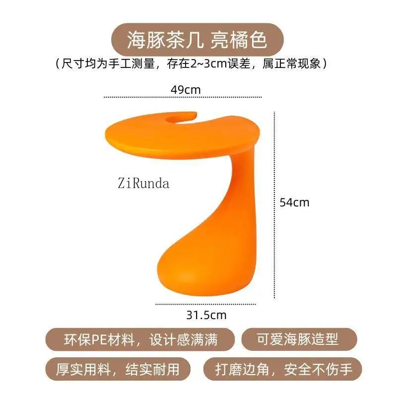 Simple modern corner table, living room sofa, small table, special-shaped coffee table