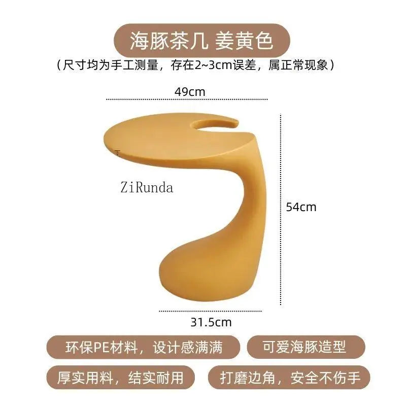 Simple modern corner table, living room sofa, small table, special-shaped coffee table