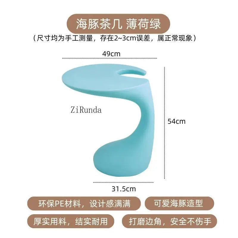 Simple modern corner table, living room sofa, small table, special-shaped coffee table
